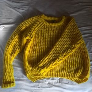 Knit Yellow Sweater